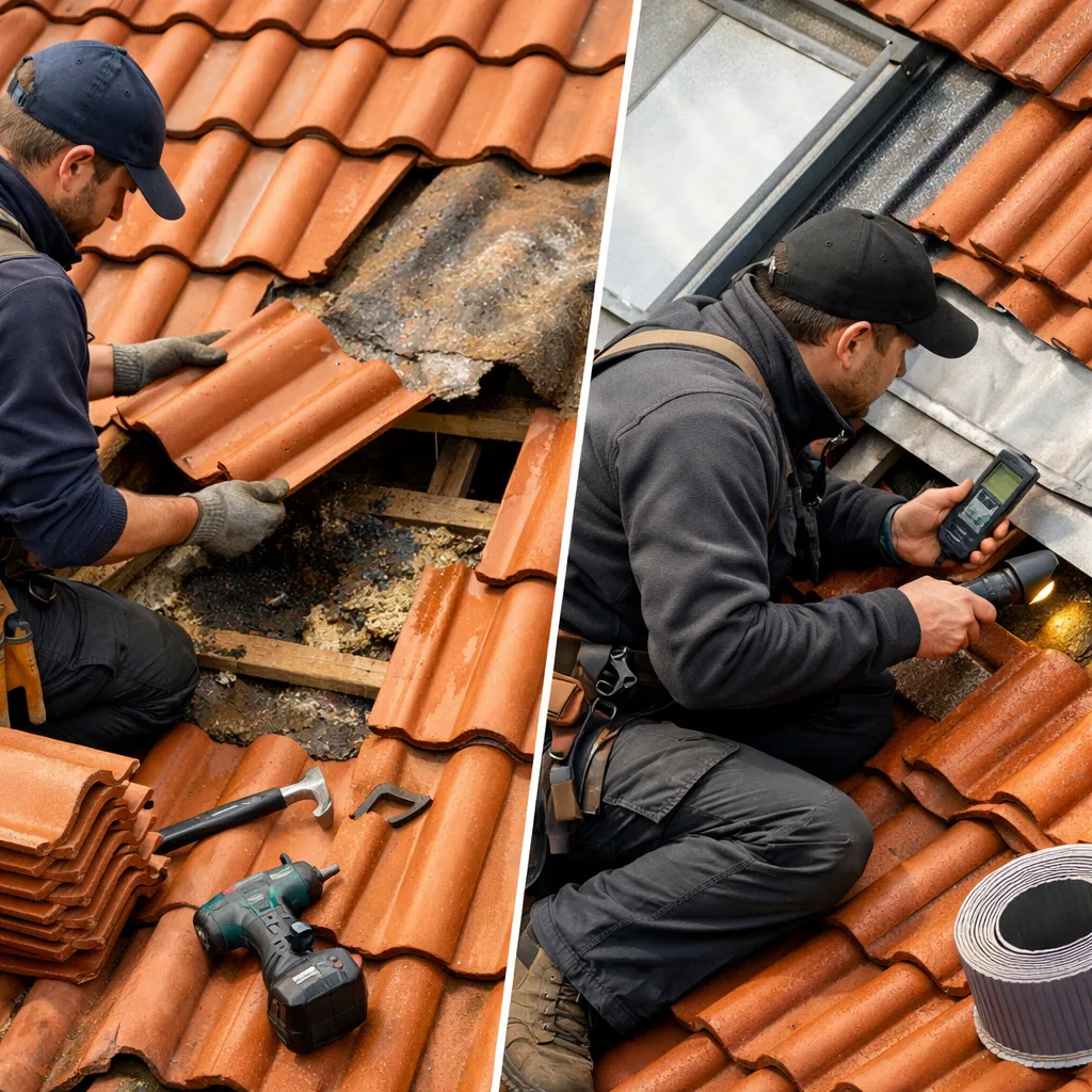 RMF France - Remplacement de tuiles et recherche de fuites